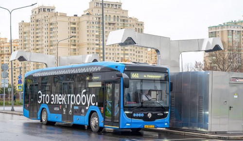 Маршрут №661, проходящий через Обручевский район, стал электробусным