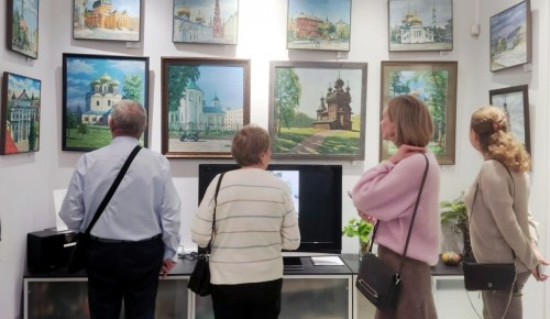 В библиотеке №195 стартовала выставка «Россия и Беларусь глазами русских художников»