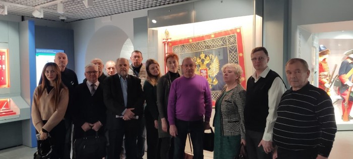 Ветераны и полицейские УВД по ЮЗАО столицы посетили Постоянно действующую экспозицию истории ОВД Москвы