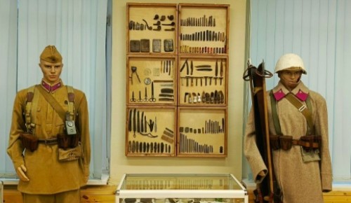 В школе №1101 открыли музей боевой славы Российской армии