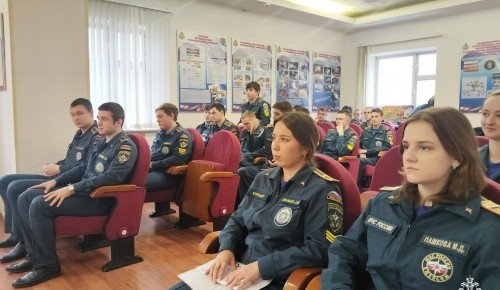 В Управлении МЧС по ЮЗАО ГУ МЧС России по городу Москве прошла производственная практика курсантов