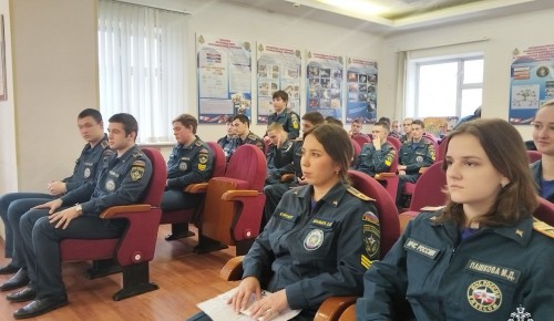В Управлении МЧС по ЮЗАО ГУ МЧС России по городу Москве прошла производственная практика курсантов