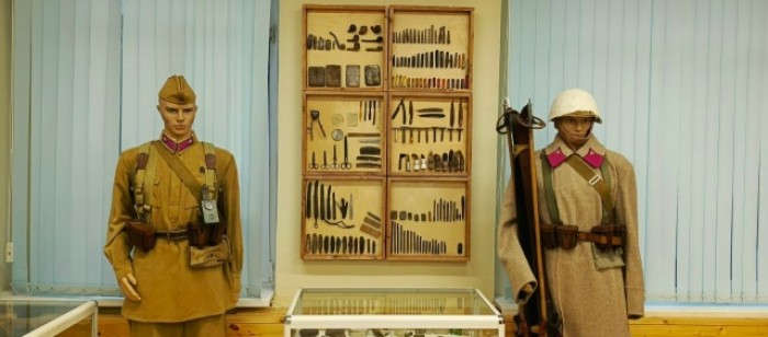 В школе №1101 открыли музей боевой славы Российской армии