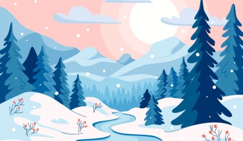 В фойе центра культуры «Сцена» открылась выставка «Зимние пейзажи»