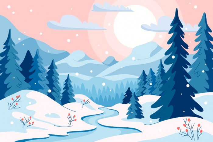 В фойе центра культуры «Сцена» открылась выставка «Зимние пейзажи»