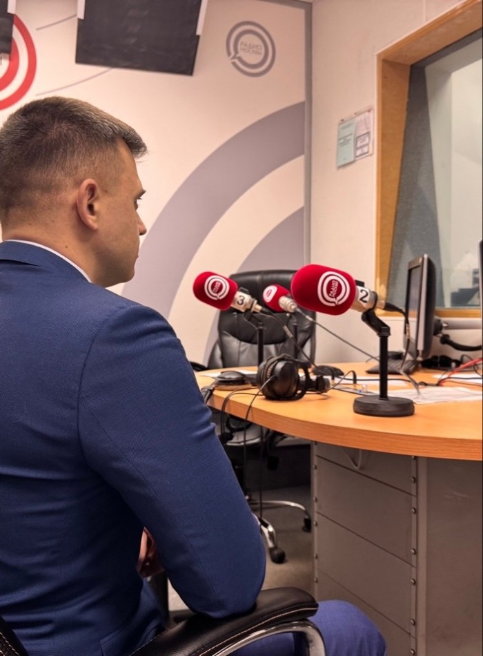 Начальник 2 отделения ОЭБиПК УВД по ЮЗАО выступил в прямом эфире радиостанции