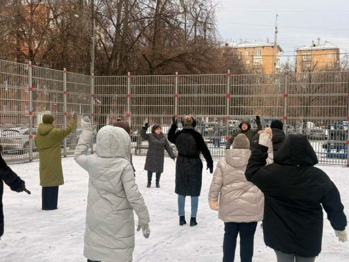 В сквере на улице Фотиевой прошла массовая зарядка