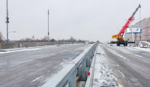 Собянин: Новый путепровод увеличит пропускную способность Варшавского шоссе