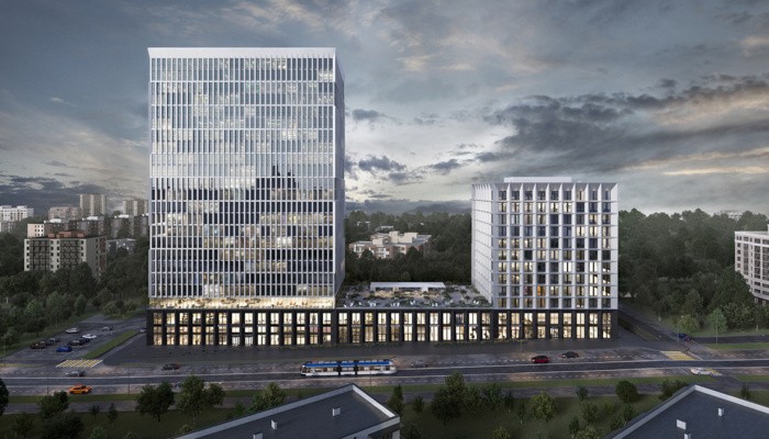 Бизнес-центр «STONE Ленинский» готовится к открытию в Академическом районе