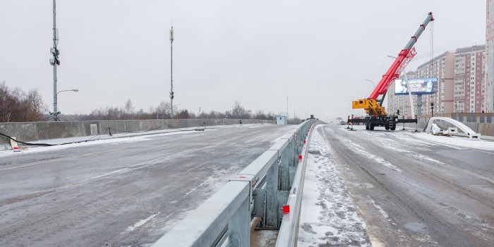 Собянин: Новый путепровод увеличит пропускную способность Варшавского шоссе
