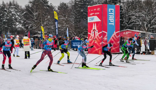 В Северном Бутове прошли соревнования «Рождественская лыжня»