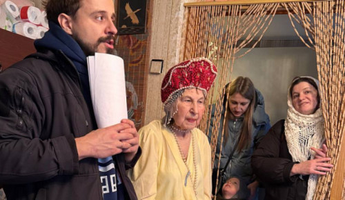 Юные прихожане храма Святых Праведных Симеона Богоприимца и Анны Пророчицы поздравили старшее поколение с Рождеством