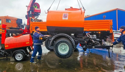 Сергей Собянин рассказал о передаче коммунальной техники новым регионам