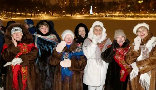 В рамках проекта «Этнополе» на Коньковских прудах состоялись «Рождественские гуляния»