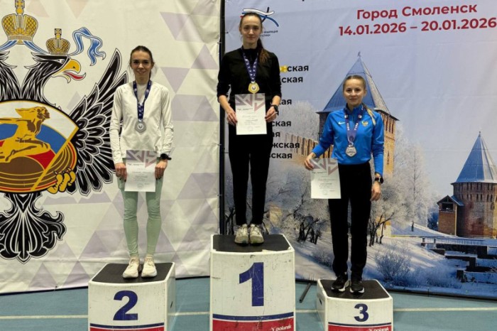 Спортсмены из университета МВД России им. Кикотя победили на соревнованиях по легкой атлетике в Смоленске