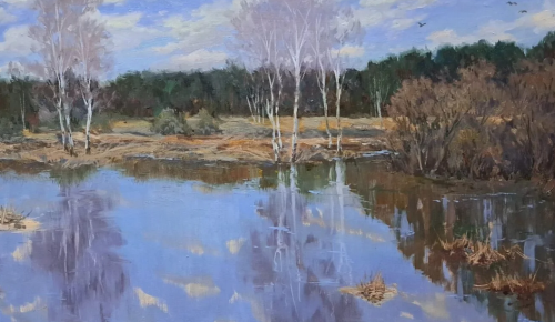 В галерее «Нагорная» открылась выставка живописи «Три грани»