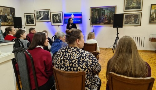 Ветераны УВД по ЮЗАО посетили выставку «Русский детектив» в Студии художников имени В.В. Верещагина МВД России
