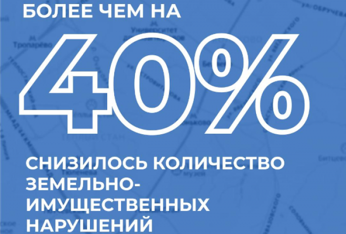 В ЮЗАО значительно сократилось число нарушений при использовании объектов недвижимости