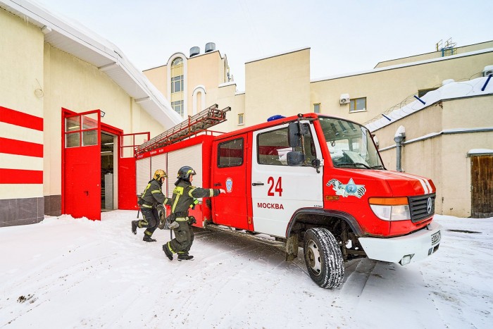 В районе Коньково завершается обновление пожарной части №56