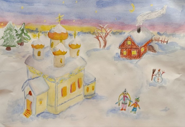 Второклассницы школы №113 стали призерами конкурса «Мы рисуем новый храм»