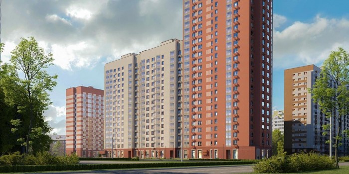 Два дома по реновации начали возводить на Одесской улице и Нахимовском проспекте