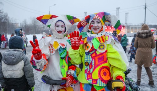 В парке «Надежда» отметили Масленицу