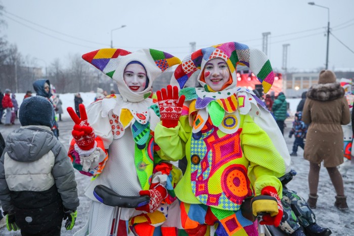 В парке «Надежда» отметили Масленицу