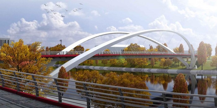 Собянин рассказал о строительстве пешеходного моста в Мневниковской пойме