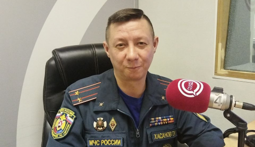 Подполковник внутренней службы Тимур Хасанов рассказал алгоритм действий в чрезвычайных ситуациях в радиоэфире "Горсовета"
