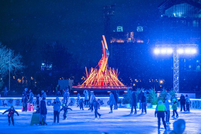 Площадка на Воробьевых горах вошла в число самых популярных завершившегося сезона проекта «Зима в Москве»