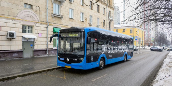 На маршрут №917 вышли электробусы