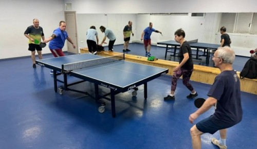 В Теплом Стане 14 марта пройдут отборочные соревнования по настольному теннису для «долголетов»