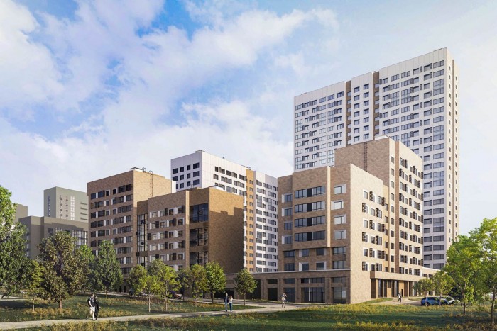 В Академическом районе возводят два жилых комплекса по реновации