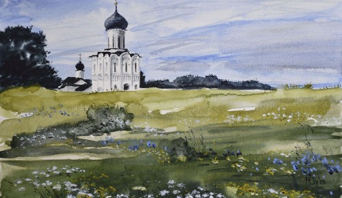 В выставочном зале на улице Академика Варги открылась выставка «Акварельная Родина»