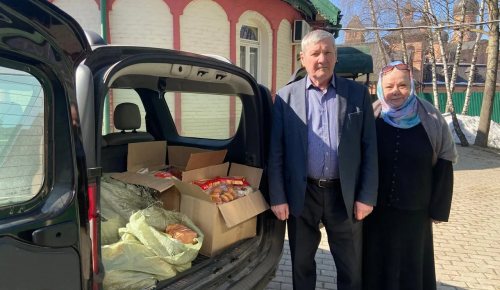 Храм Великомученицы Анастасии Узорешительницы передал в дом «Филимонки» продуктовые наборы