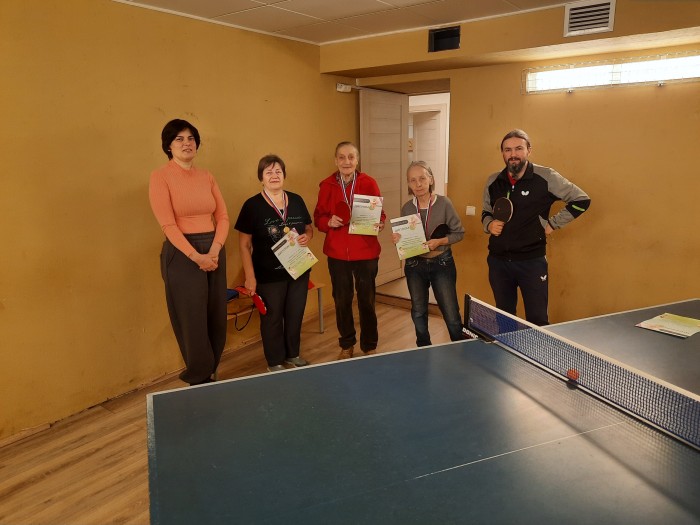 В районе Котловка прошли отборочные соревнования по настольному теннису для «долголетов»