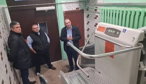 В доме на улице Крупской готов к эксплуатации подъемник