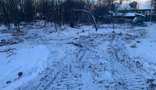 Заброшенный самострой демонтировали в Южном Бутове