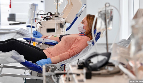 Депутат Мосгордумы Самышина: Донорство помогает обеспечивать тяжелых пациентов кровью