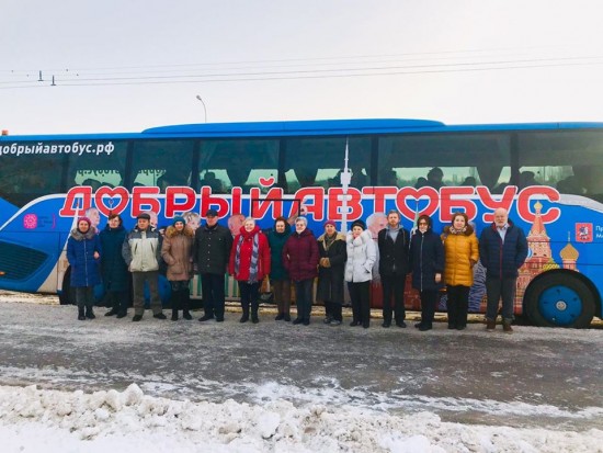 Участники проекта «Московское долголетие» посетили Башню Федерации на Добром автобусе 