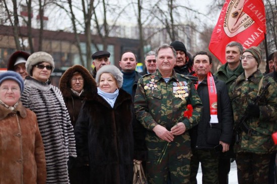 В Академическом районе прошел митинг, посвященный Дню памяти россиян, исполнявших служебный долг за пределами Отечества