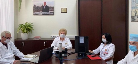 Пятничная конференция в больнице № 64 завершилась селекторным совещанием с Мэром Москвы