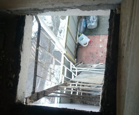 В доме 17-2 на Нагорной улице восстановили пожарный люк