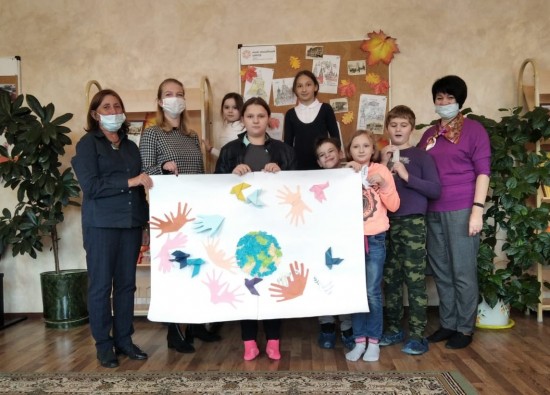 Ребята из Академического района отметили Международный день мира в филиале «На Севастопольском»