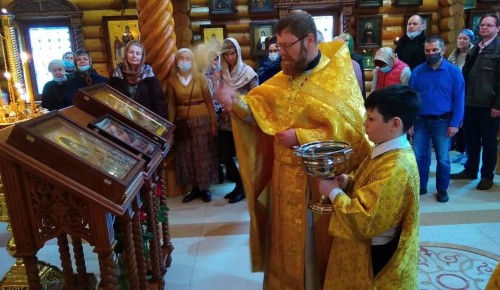 Новая икона святого Игнатия освящена в храме Всех Преподобных Отцев Киево-Печерских 