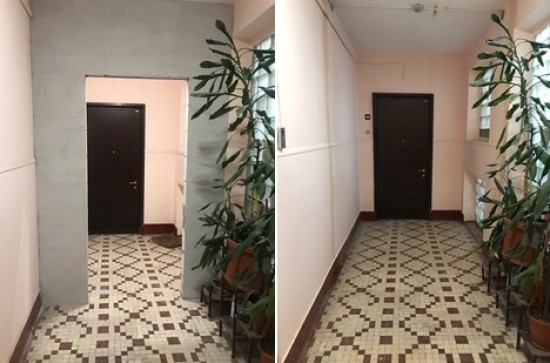 Инспекторы Мосжилинспекции предотвратила попытку захвата приквартирного холла в доме на Ленинском проспекте