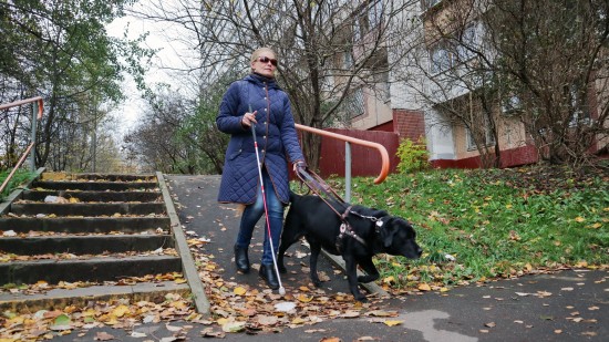 С активной позицией по жизни: история незрячей москвички из ЮЗАО