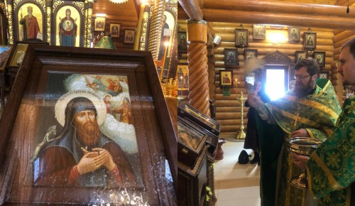 Новую икону освятили в храме Всех Преподобных Отцев Киево-Печерских 