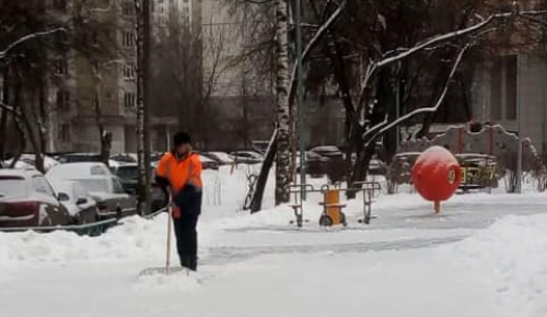 Коммунальщики перешли на усиленный режим работы из-за снегопада