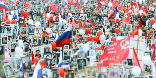 Трансляция «Бессмертный полк онлайн» началась в Москве